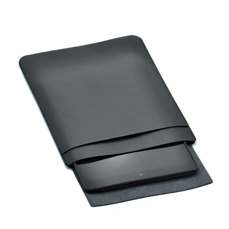 Custodia per Laptop custodia in pelle in microfibra per Apple iPad 9.7 iPad mini iPad Pro 10.5 12.9 doppia tasca con tappetino per Mouse esterno