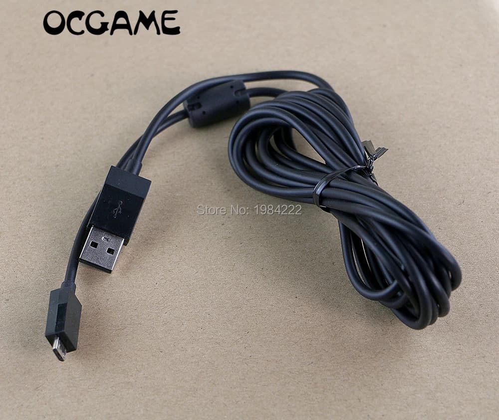 20 pz/lotto 2.7 m di Lunghezza Cavo USB per XBOX ONE Controller Wireless di Ricarica per XONE XB-ONE Accessori di Gioco