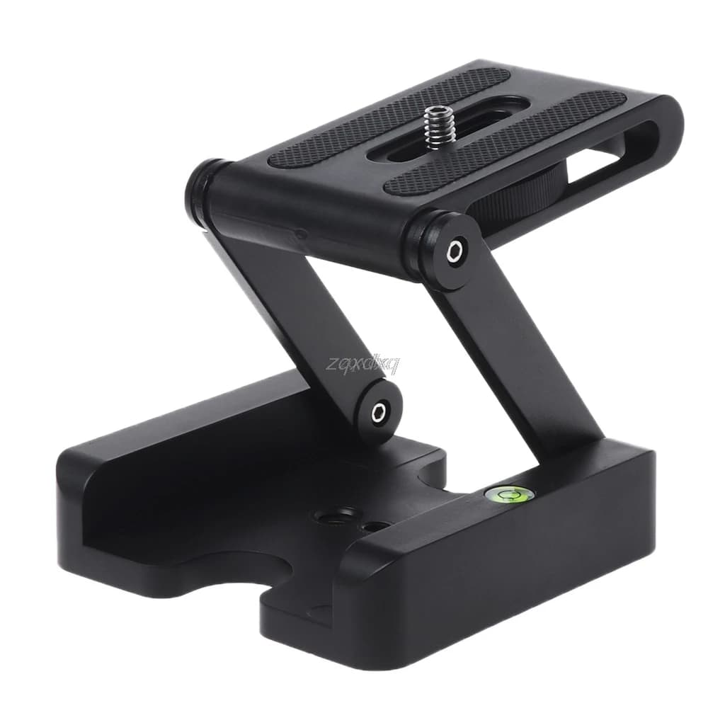 Z Flex Tilt Testa del Treppiede In Lega di Alluminio Pieghevole Z Tilt Testa Piastra A Sgancio Rapido Del Basamento Del Supporto Del Livello di Spirito Per I Telefoni macchina fotografica