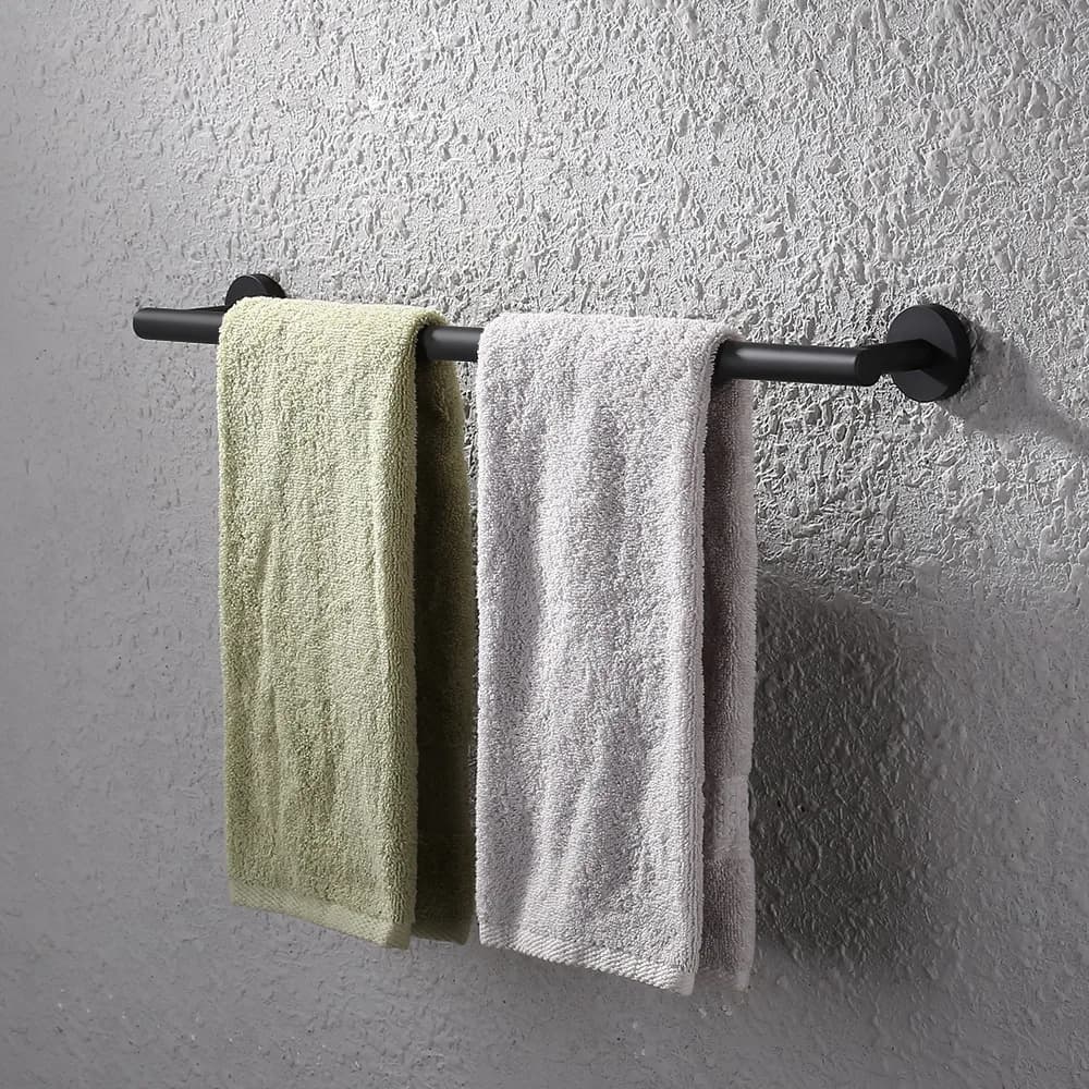 Portasciugamani da bagno in acciaio inossidabile SUS304 Portasciugamani da bagno Portasciugamani da bagno Appendiabiti Porta asciugamani da toilette Nero