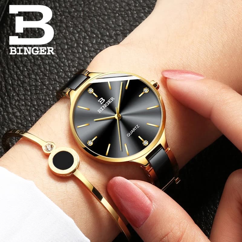 Reloj Mujer Switzerland Dress Woman Luxury Watch Sapphire Ceramic Watch Strap Bracelets Waterproof Quartz Women's Watches 2026