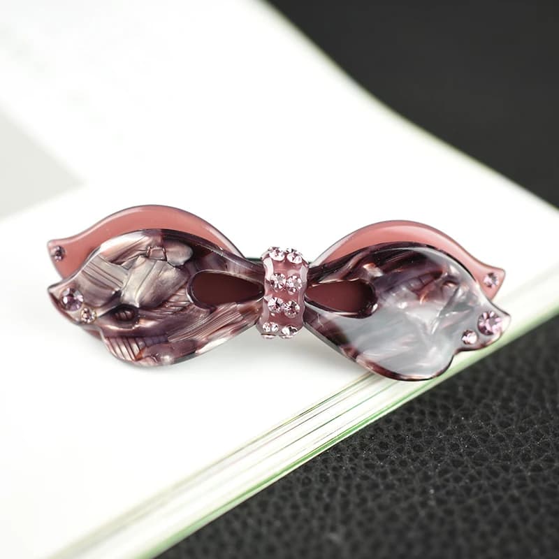 Copricapo da donna con fiocco per capelli, fermaglio per capelli, forcina carina, accessori per capelli con strass per donna