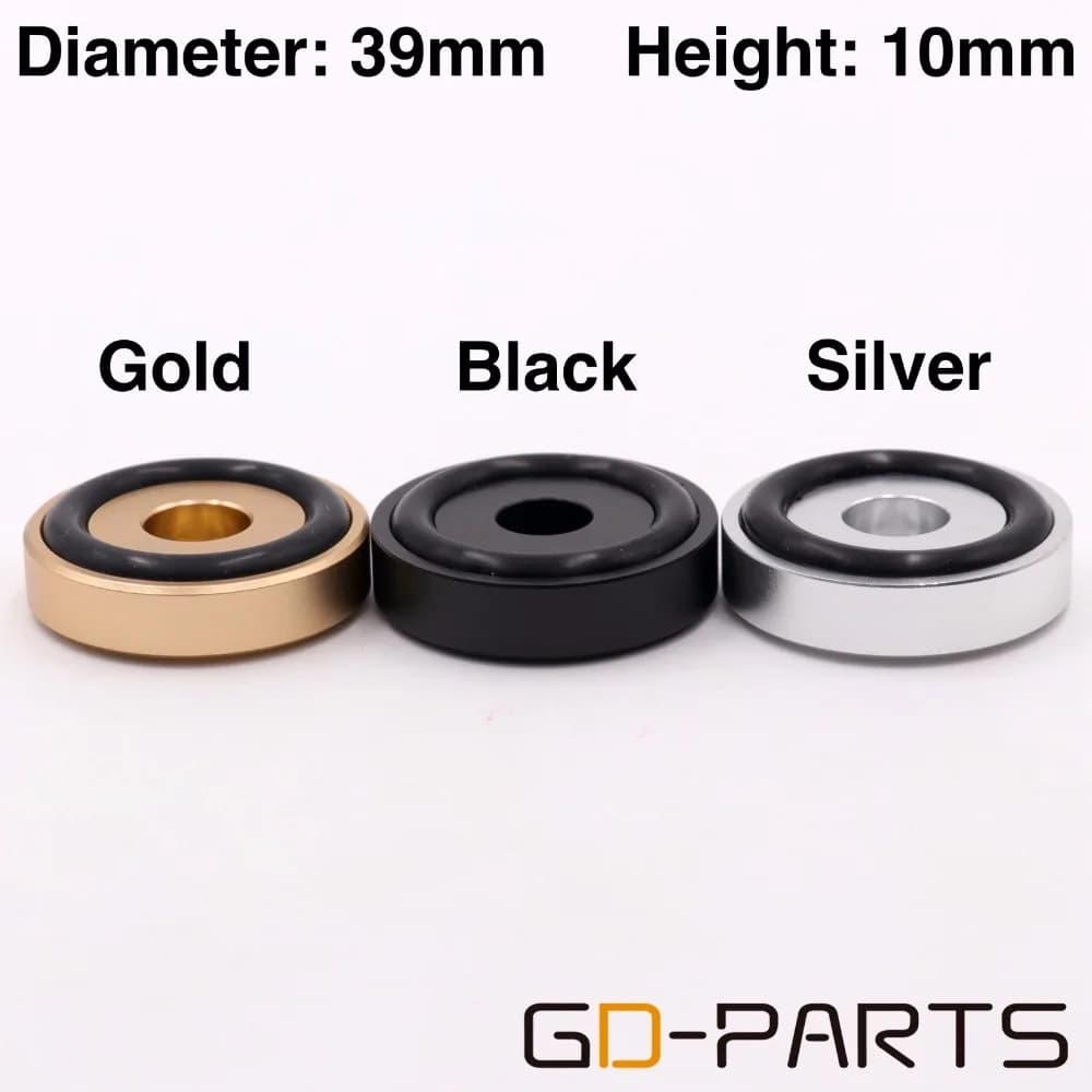 39x10mm CNC Lavorato In Alluminio Solido DAC Giradischi Radio CD AMP Altoparlante Cabinet Isolamento Piedi Pad Stand Coni Smorzatore Hifi FAI DA TE