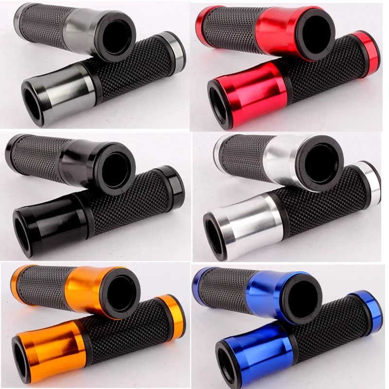 Evomosa Universal 7/8" 22MM CNC Motorcycle Handlebar Grip Handle Bar Motorbike Handlebar Grips 6 Colors For Option