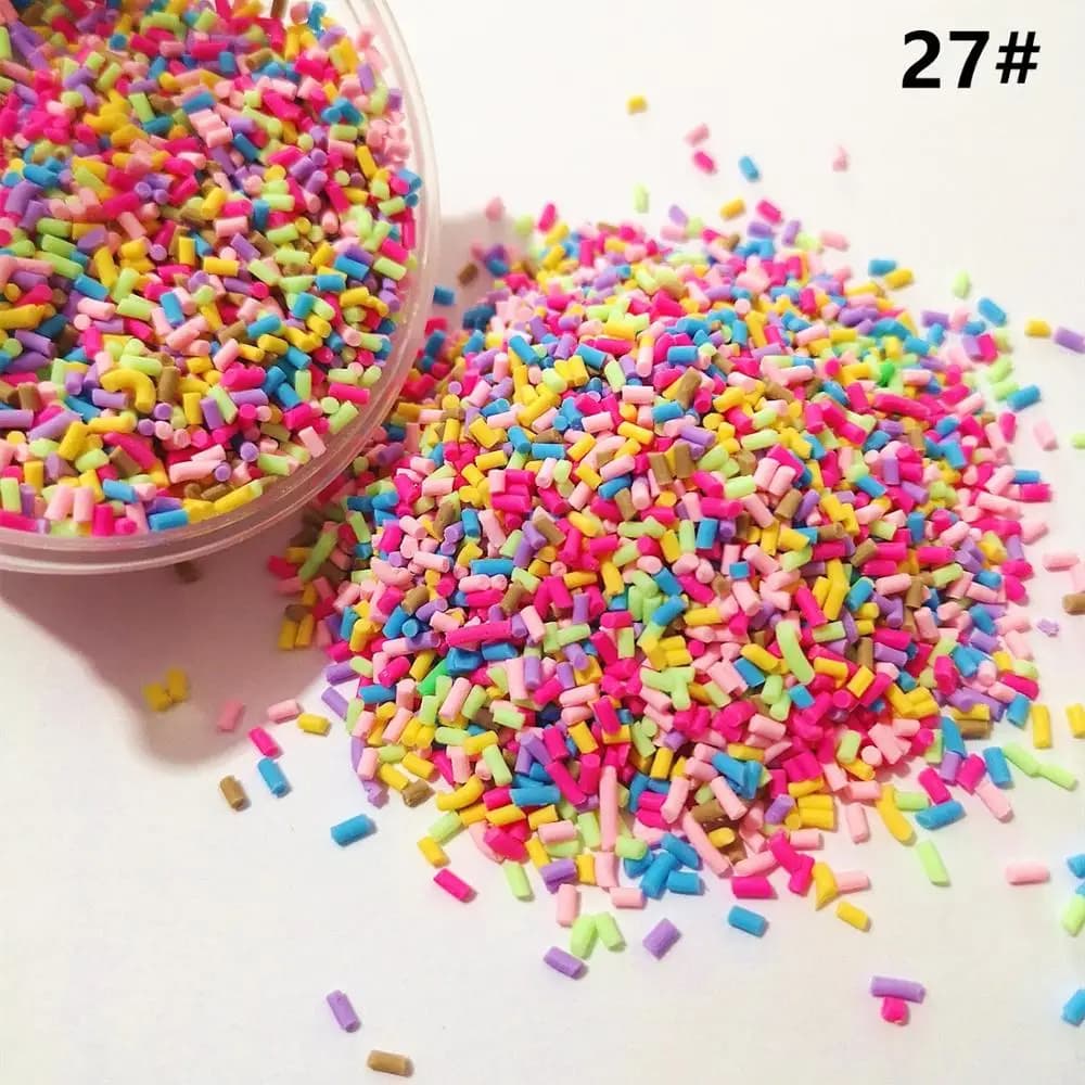 1KG Slime Argilla Spruzza di Riempimento Forniture FAI DA TE Della Caramella Falso Torta Dessert Decorazione Fango Fette di Giocattoli Accessori