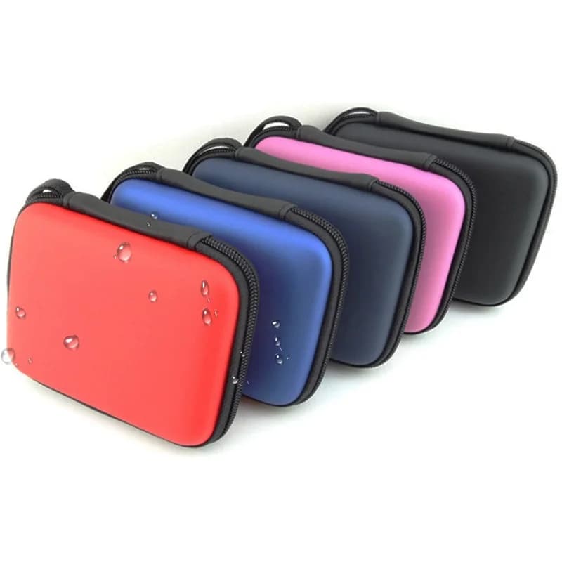 Custodia protettiva per custodia portatile con cerniera per disco rigido esterno per disco rigido HDD WD Seagate da 2,5"