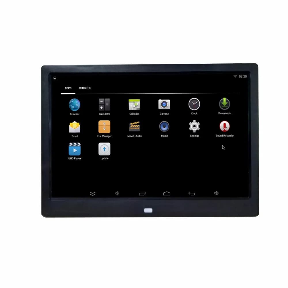 Telaio WIFI da 12 pollici Supporto Android 6.0 download installazione App Supporto software Mouse Macchina pubblicitaria con cornice per foto digitale