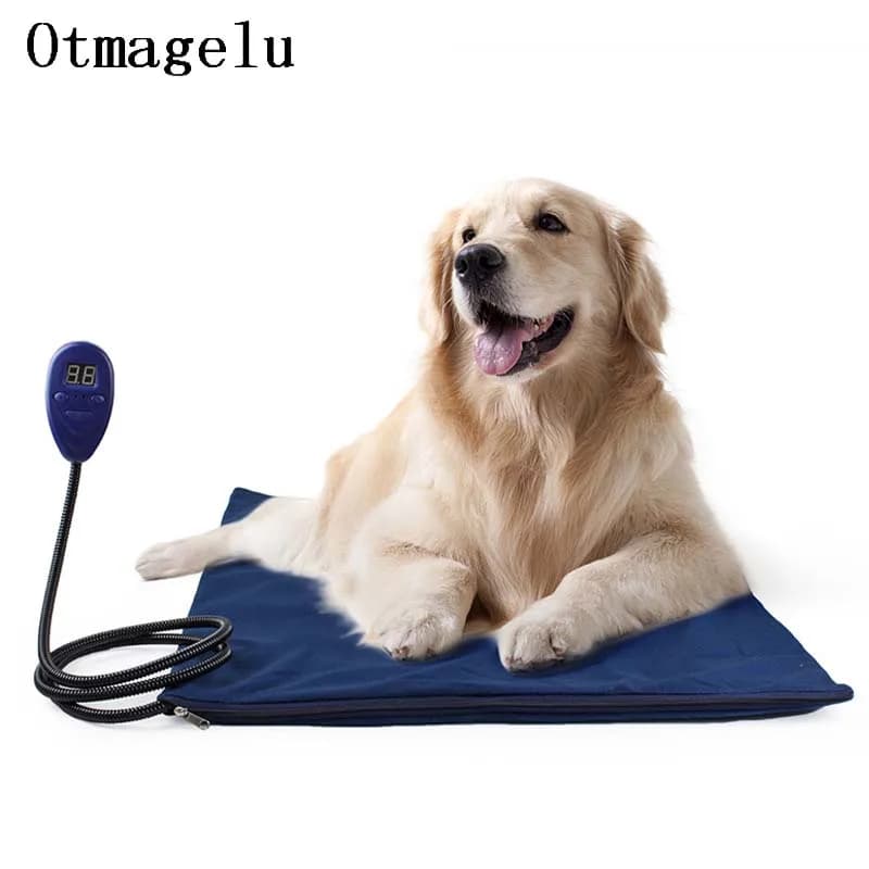 Coperta elettrica per animali domestici Tappetino per letto per cani e gatti Tappetino invernale caldo per cani per cuccioli Kitty Cane grande Cuscino riscaldante per la casa Cuscino Nido Forniture per animali domestici