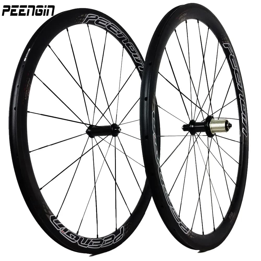 Ruote in carbonio Toray 700C 38mm per bici da corsa tubolare, 25mm, con decalcomania OEM del marchio disponibile - Componenti per ciclismo fai da te