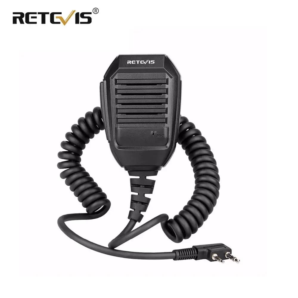 Retevis HK005 Walkie Talkie Pratico altoparlante Microfono Suono chiaro Radio Microfono PTT per Baofeng UV5R UV82 Retevis H777 RT22 RT3S