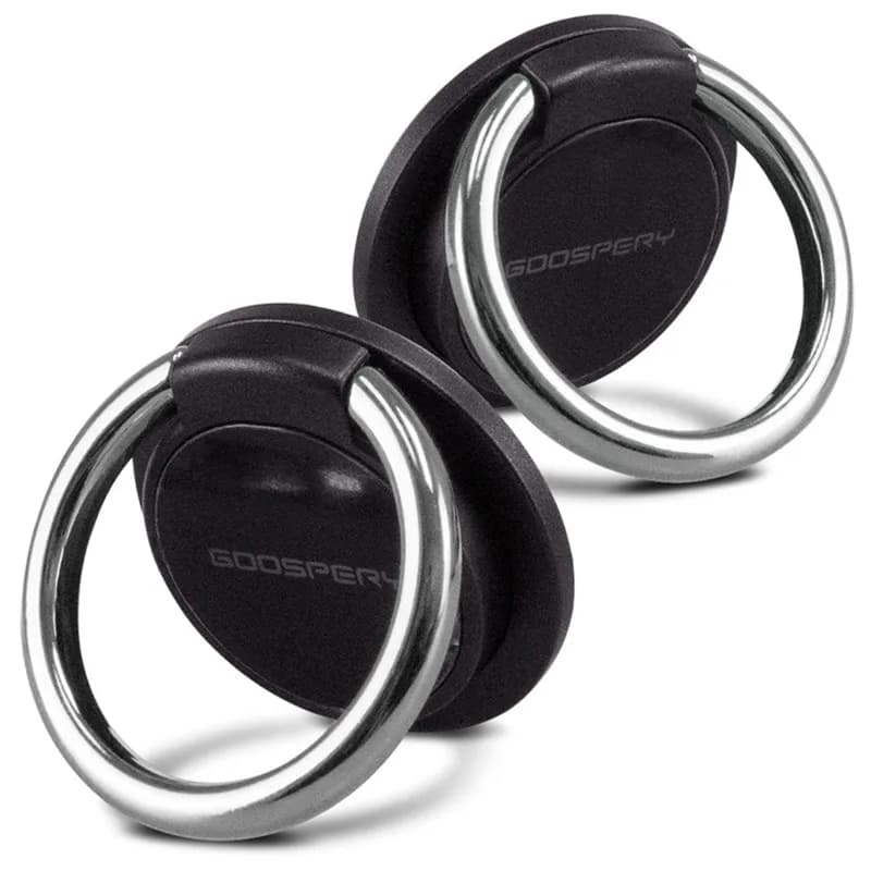 Supporto Universale per Smartphone MERCURY GOOSPERY, Anello Girevole a 360° in Alluminio, Supporto da Tavolo per Cellulare