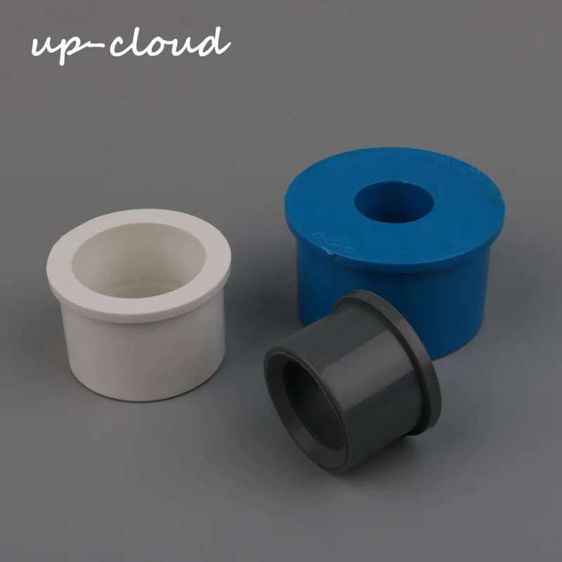 2 pezzi connettore per tubo riduttore in PVC 20 25 32 40 50 mm connettore per irrigazione da giardino giunti per tubi dell'acqua raccordi per tubi in PVC boccola per tubi