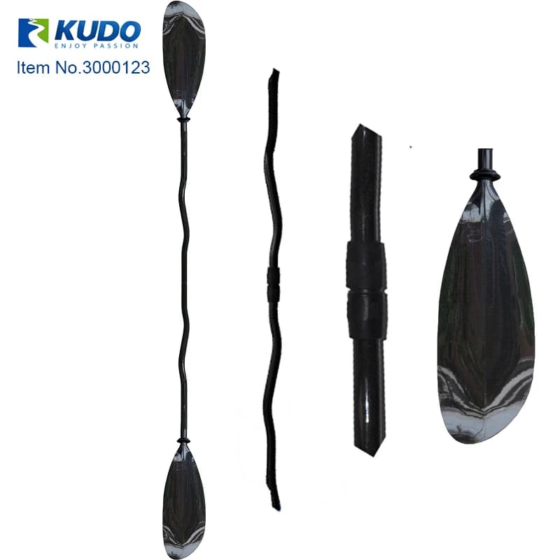 Pagaia per Kayak con albero piegato da 750g per tavola da surf gonfiabile Kayak leggero in carbonio pieno remi barca regolabile remi surf Paddle