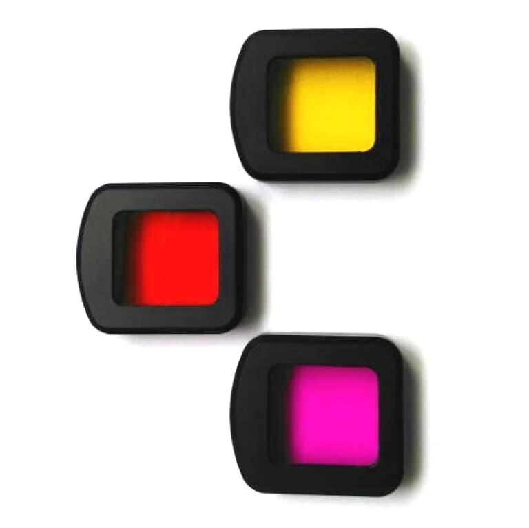 Nuovo Filtro UV CPL SJCAM SJ7, Custodia Impermeabile/Coperchio per Obiettivo, Protezione UV Rossa/Cover per Accessori Action Camera SJ7 Star