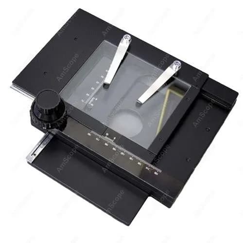 AmScope fornisce il tavolo scorrevole XY - Fase manuale per microscopi