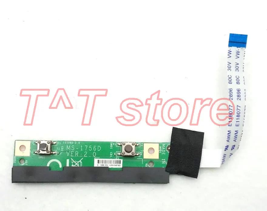 Original mouse button card GE70 MS-1756 17.3 with MS-1756D cable test well free shipping