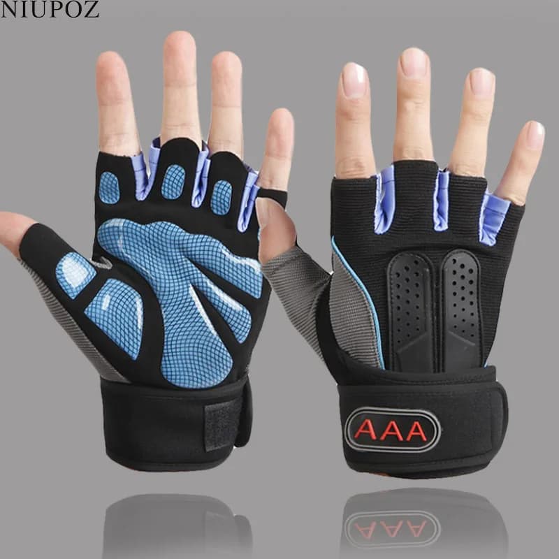 Guanti mezze dita guanti sportivi protettivi Luvas Power Fitness sollevamento pesi guanti multifunzione da allenamento in palestra G188