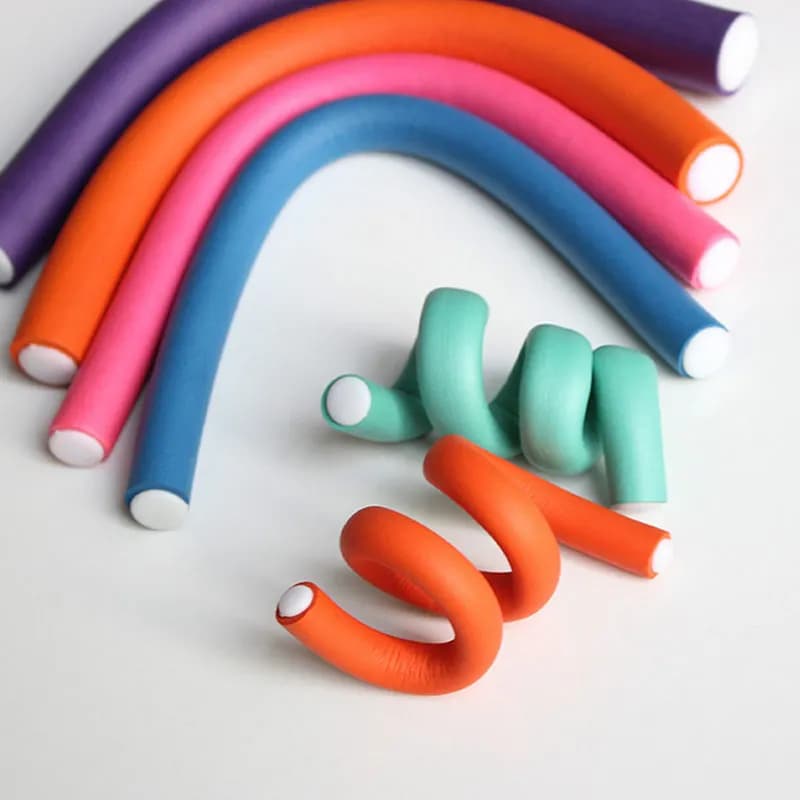 Bigodini for soft hair, bigodini for magic air hair, bigodini in foam, bigodini, bigodini
