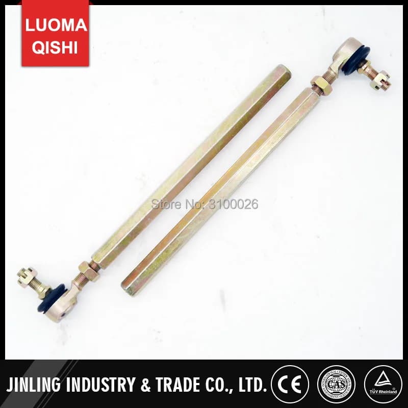 2PCS M10-M12 mano sinistra filo sterzo tirante kit adatto per cinese Cina UTV Go Golf Kart Buggy Gear Rack parti della bici