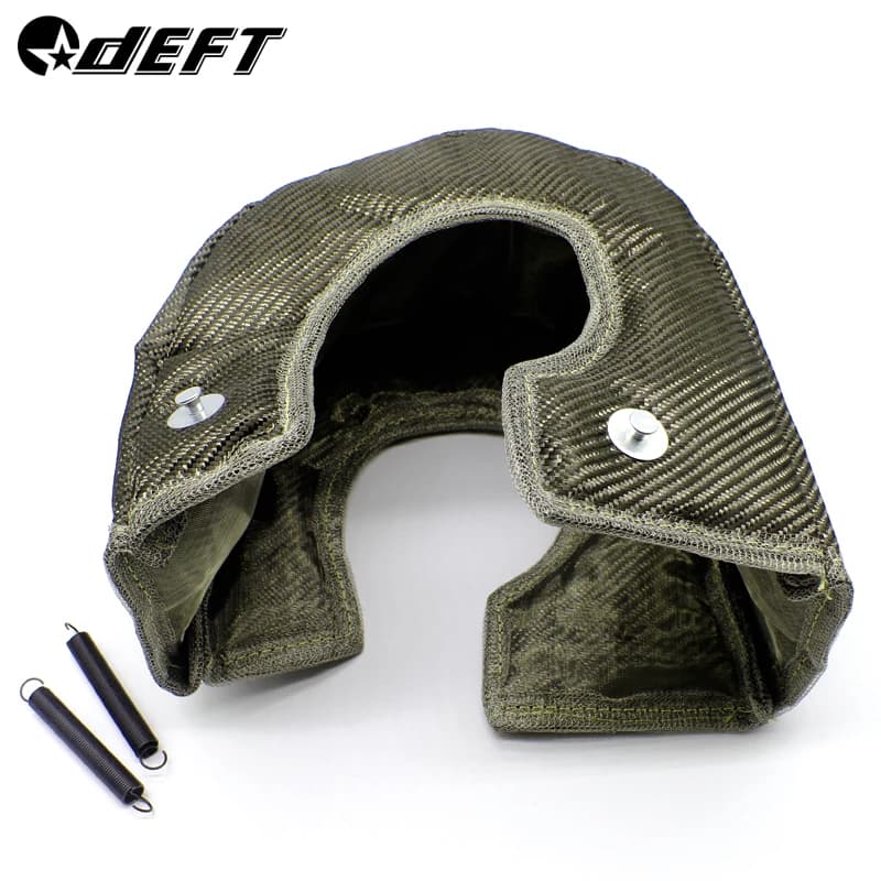 DEFT Turbo Blanket Heat Shield Turbocharger Cover Wrap Fit For T4 GT37 GT40 GT42 GT45 GT47 Turbo Blanket Heat Shield Cover