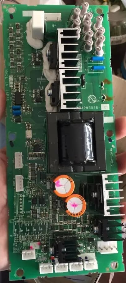 Usato in buone condizioni Scheda VENTOLA F740-S315K A74PW355B-CT BC186A741G52