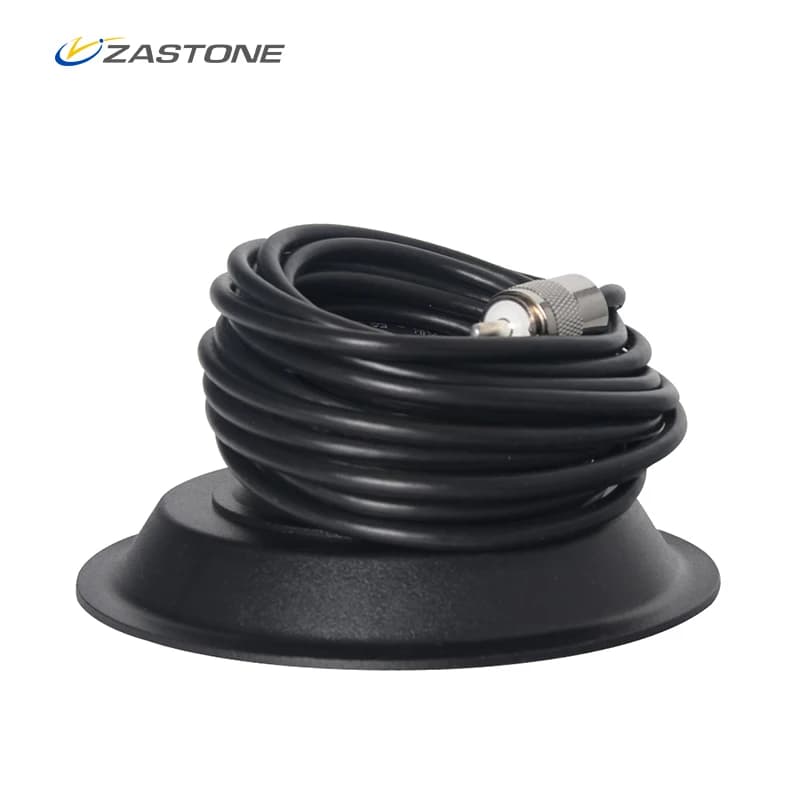 Zastone zt-13 cm magnete & 5 m cavo di alimentazione Walkie Talkie Accessori PL259 Magnetico Base Antenna Per Auto Walkie Talkie mobile radio