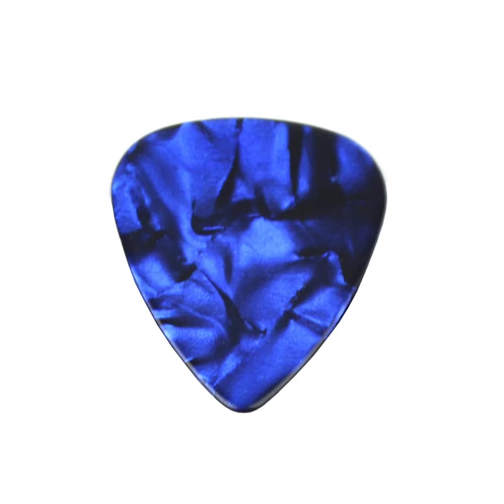 Lots of 100pcs Pearl Blue 0.71mm 0.96mm Blank Celluloid Guitar Picks Plectrums for Electric Guitar Bass