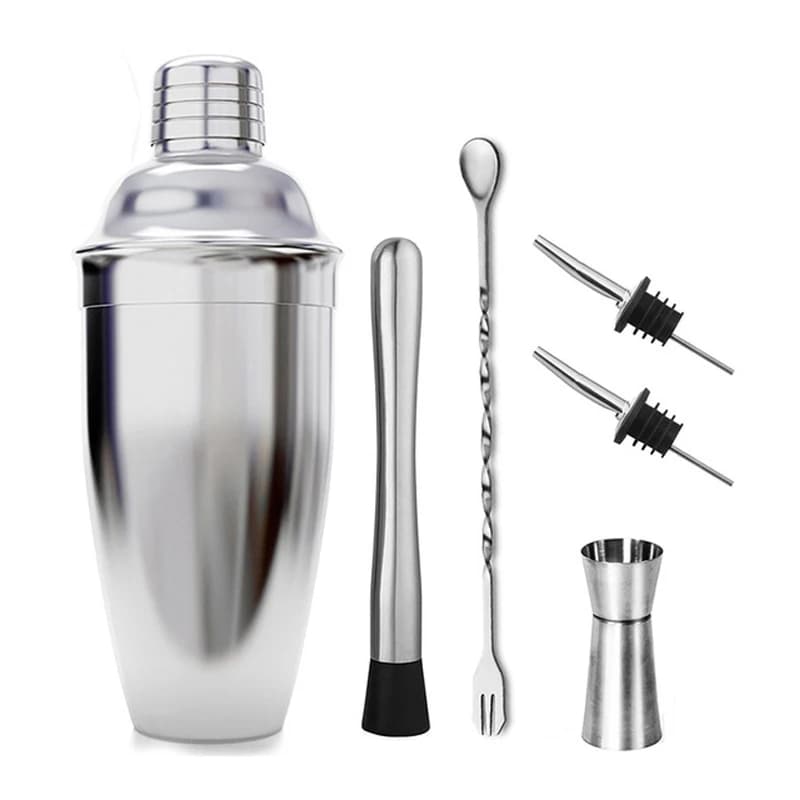 UPORS Cocktail Shaker 550ml/750ml Acciaio inossidabile Wine Martini Boston Shaker Mixer per Bar Party Bartender Strumenti Bar Accessori