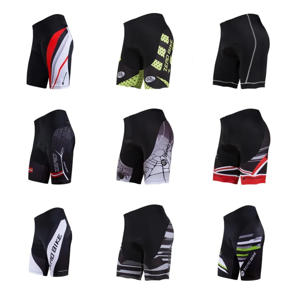 Pantaloncini da ciclismo da uomo ZERO BIKE MTB Bike Bicycle 3D collant imbottiti in Gel pantaloncini estivi bermuda ciclismo M-XXL 9 Style