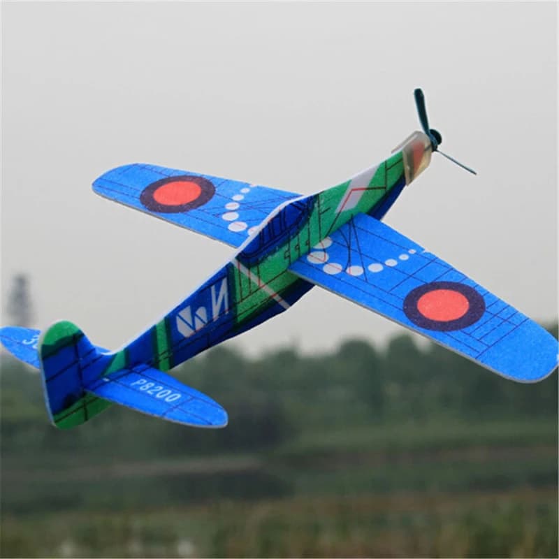 1PCS Lancio A Mano Volare Aliante Aerei EPP Schiuma Aereo Mini Drone Modello di Aereo Giocattoli Per I Bambini Colore Casuale 19 centimetri