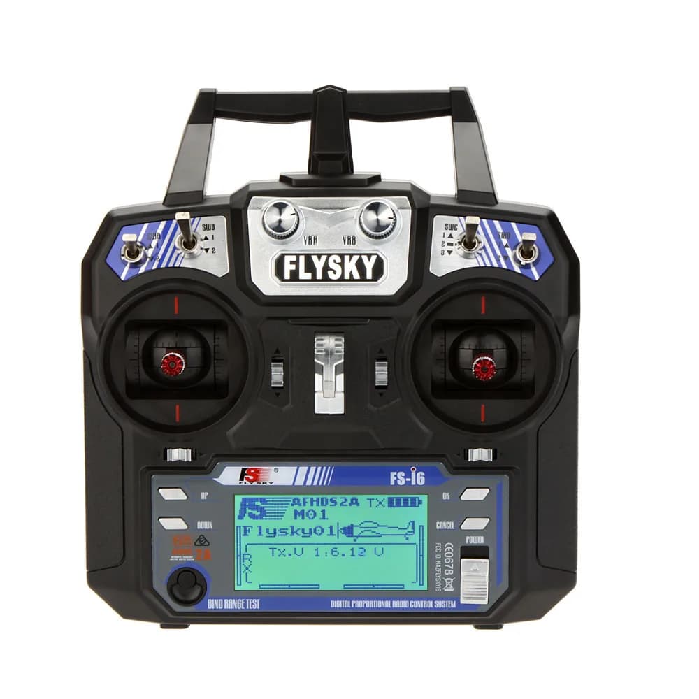 Trasmettitore del sistema radio Flysky FS-i6 AFHDS 2A 2.4GHz 6CH per aliante per elicottero RC con ricevitore FS-iA6 Modalità 2