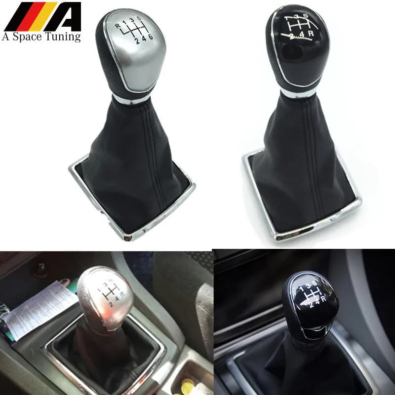 Custodia protettiva per pomello cambio manuale a 5/6 velocità per Ford Focus 2 MK2 2005-2011 / C-Max 2007-2010 / Fiesta Kuga 2008-2012