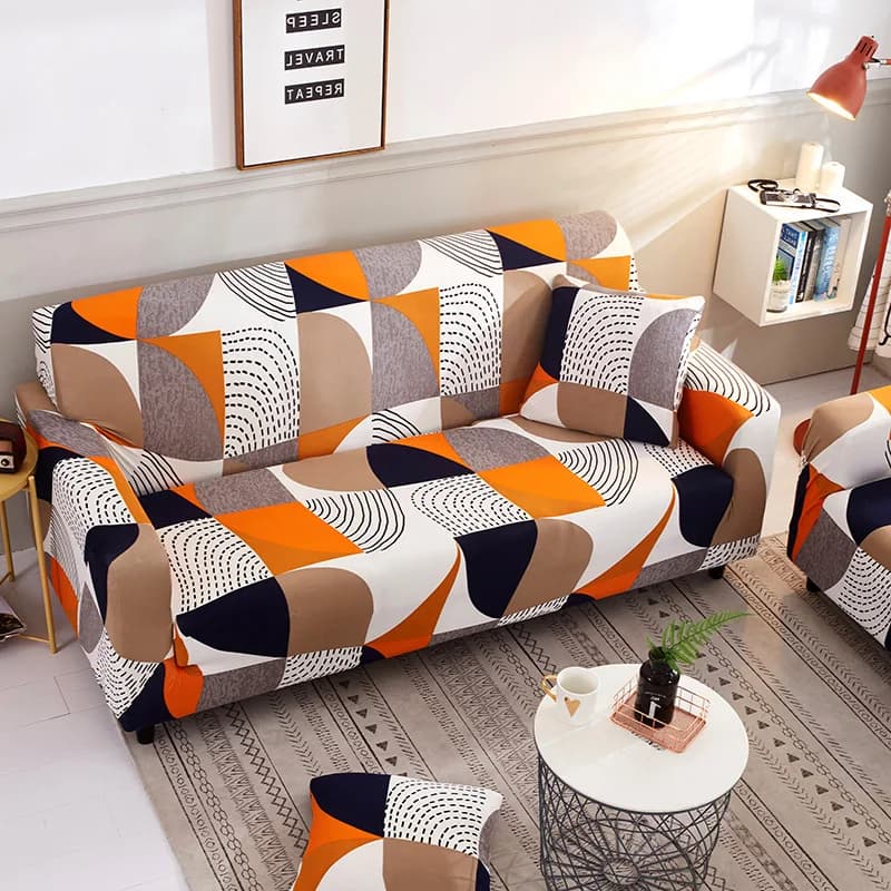 Elastic sofa cover for living room Towel for sofa Anti-slip cover Love place elastic sofa