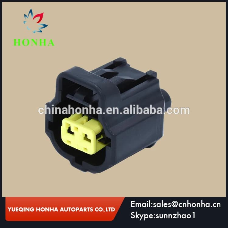 Free Shipping 10/20/50/100 pcs/lot 2 Pin/Way Female Electric Connector Push 1JZ-GTE 2JZ-GTE DSM EVO ECT TYCO AMP TE 178392-2