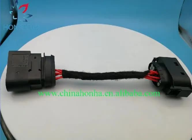 Libera la nave Spille g Auto Xenon HID Faro 10 a 12 Spille Adattatore del Connettore 5 filo di cablaggio loom