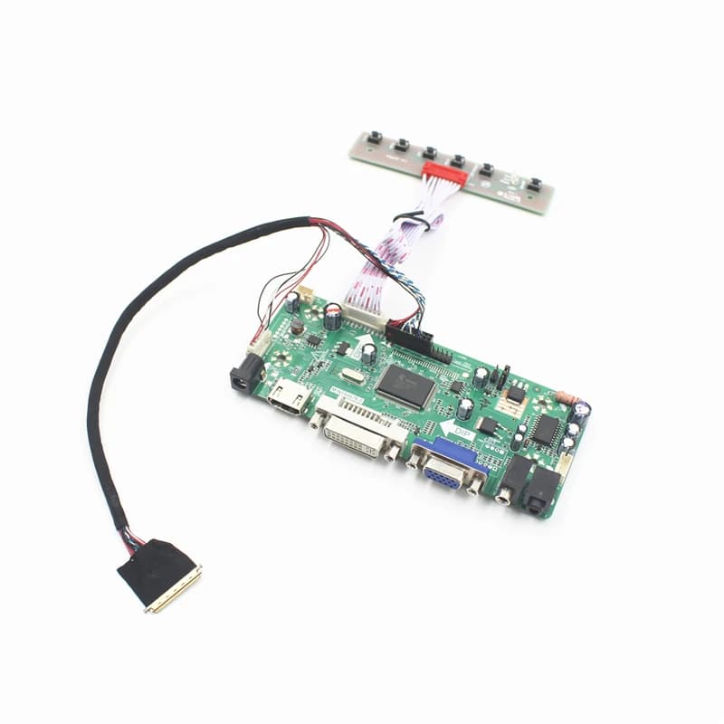 M.NT68676.2A VGA DVI Kit scheda Controller LCD compatibile HDMI per LP156WF4-TLQ2 1366 x768 LED LCD fai da te raspberry pi facile fai da te