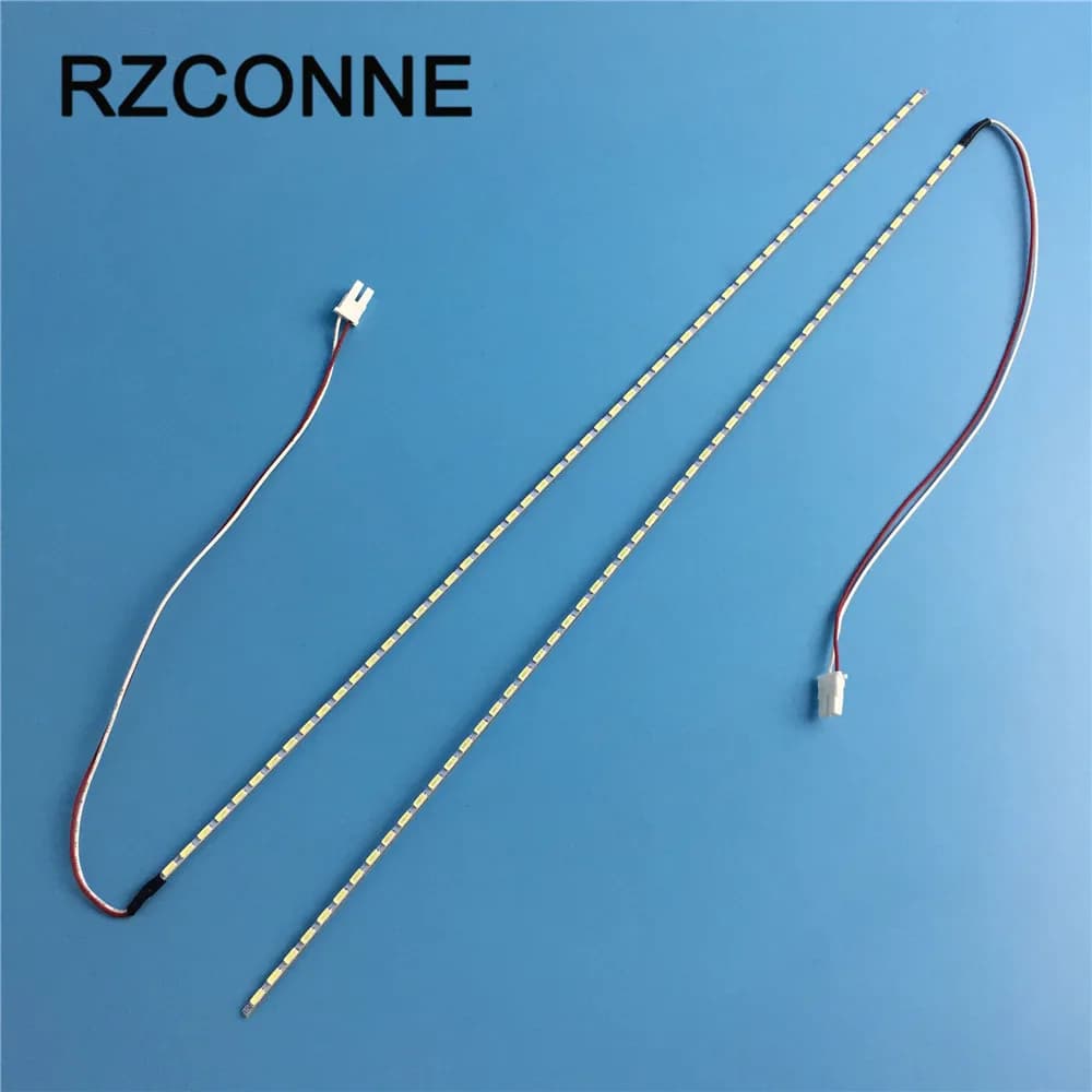 Barra di striscia di retroilluminazione a LED da 2 pezzi Per l'aggiornamento del monitor LCD o dell'illuminazione interna dell'auto, larghezza 2 mm e lunghezza possono scegliere l'ingresso 9 V