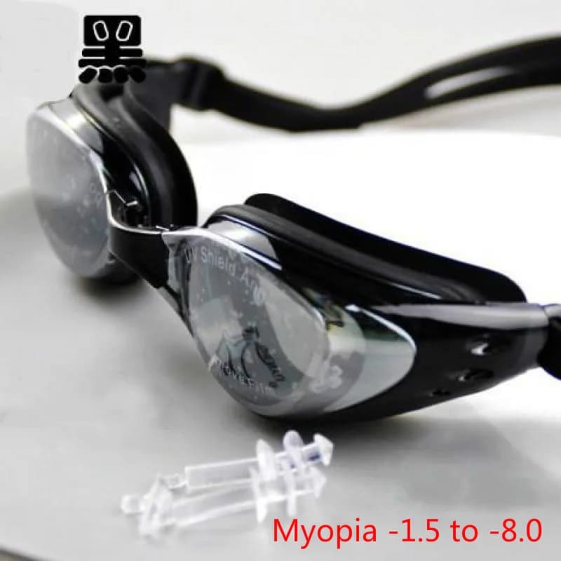 Black Miopia Professional Eyewear Nuoto Glasses Nuoto Eyewear Eyewear View-1.5/2.0/3.0/8.0 Anti Neck Uv Protection Glasses