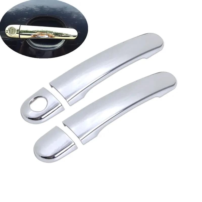 For Seat Ibiza MK3 6L 2003 2004 2005 2006 2007 2008 2009 LATO CROMATO MANIGlia della PORTA COPERTURA TRIM Accessori Auto Styling