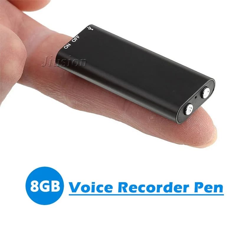 8G Super Mini Audio Voice Recorder Micro USB Flash Disk Drive Dittafono Digitale Piccolo Segreto di Registrazione del Suono Penna MP3 lettore