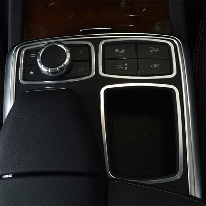 Car styling interno di veicolo interno pannello di controllo centrale copertura console Auto Trim per Mercedes benz GLE ML W166 GL GLS
