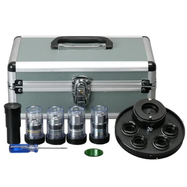 Kit AmScope per Microscopi Composti con Contrasto di Fase e Campo Luminoso