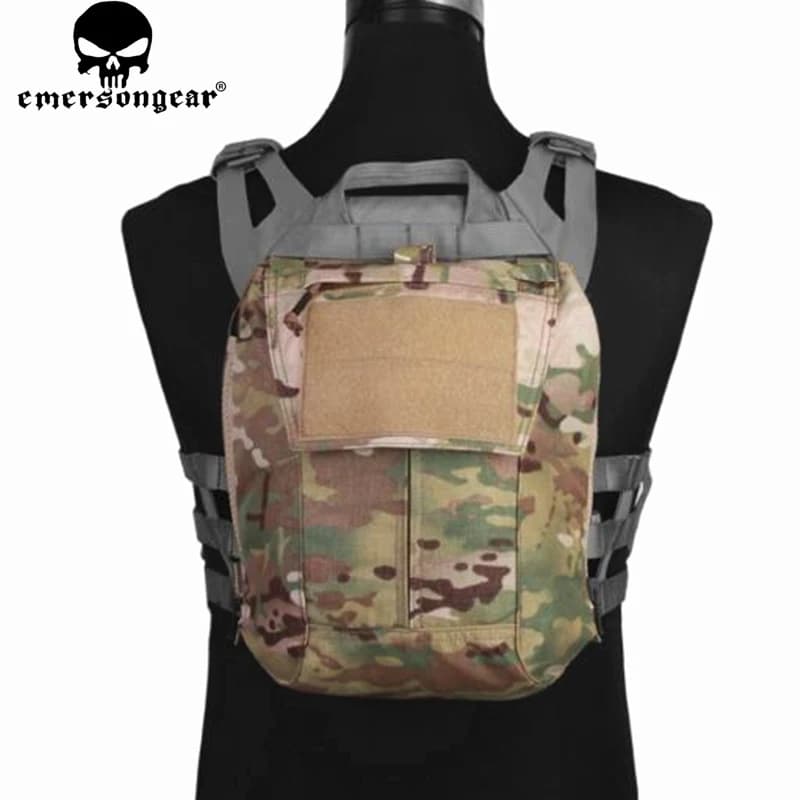 Emersongear-Tactical Pack Zip-on Panel Multicam Plate Carrier, Back Bag, hydration support for CPC, npc, JPC 2.0 AVS Vest