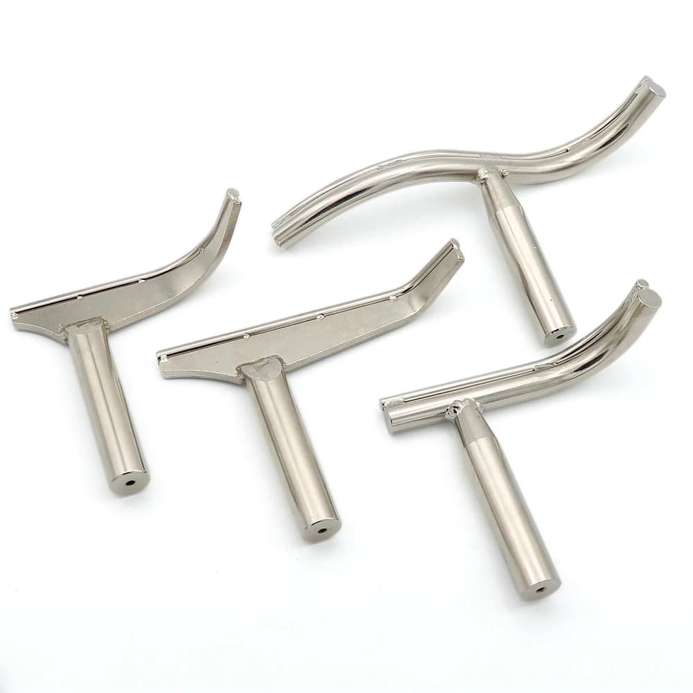 Poggiatesta per tornio per tornio per legno Utensile per tornio a forma speciale per la lavorazione del legno Utensili curvi per tornitura del legno