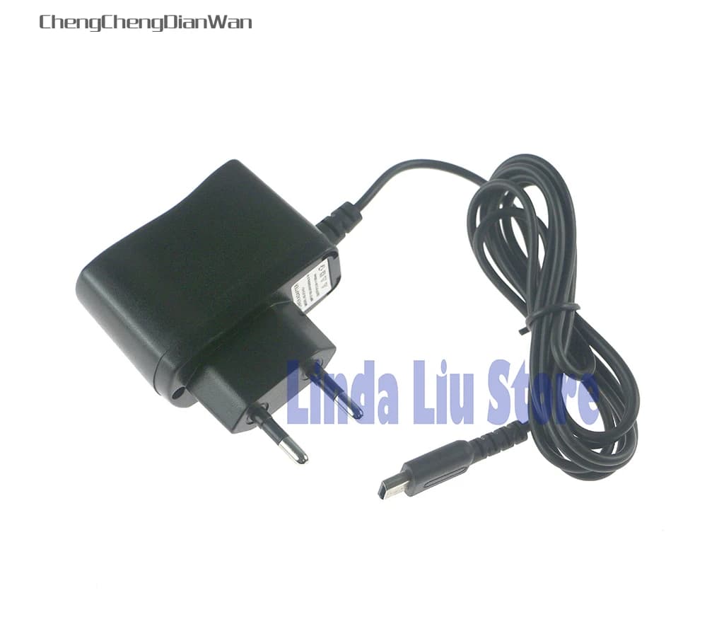 ChengChengDianWan Adattatore di alimentazione da parete per viaggio e casa, 15 pezzi, con spina EU, DC 5.2V per Nintendo DS Lite NDSL