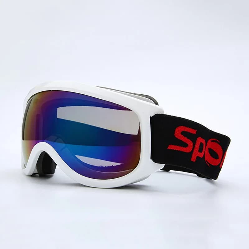 Occhiali da sci per bambini Occhiali da sci UV400 Occhiali da neve per ragazza monostrato Sport all'aria aperta Snowboard