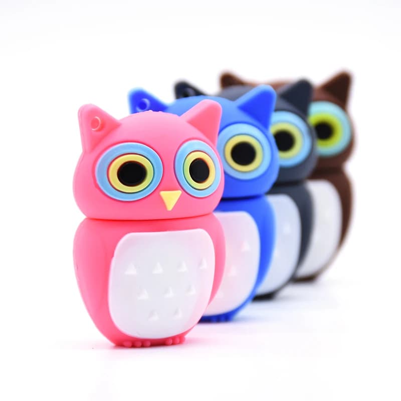 Animal usb flash drive gufo pendrive 4GB 8GB 16GB 32GB 64GB 128GB bird U stick night owl memory stick pen drive regalo