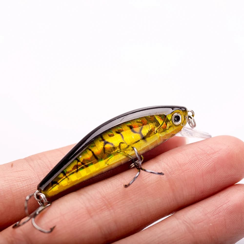 Esche da pesca Minnow Affondamento Wobbler 5 cm 6.5g Fishig Carp Bait Esca dura Artificiale Crankbait Esca Pesca Attrezzatura da pesca