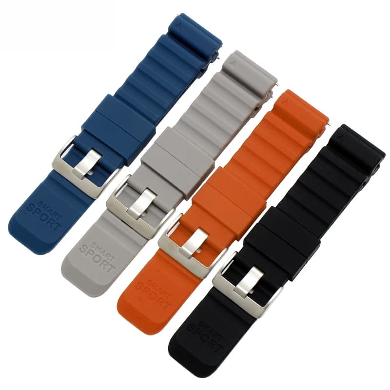 Rubber Watchband 24mm for SUUNTO TRAVERSE CORE Sport D5/Spartan Strap High Quality Silicone Men Watch Bracelet