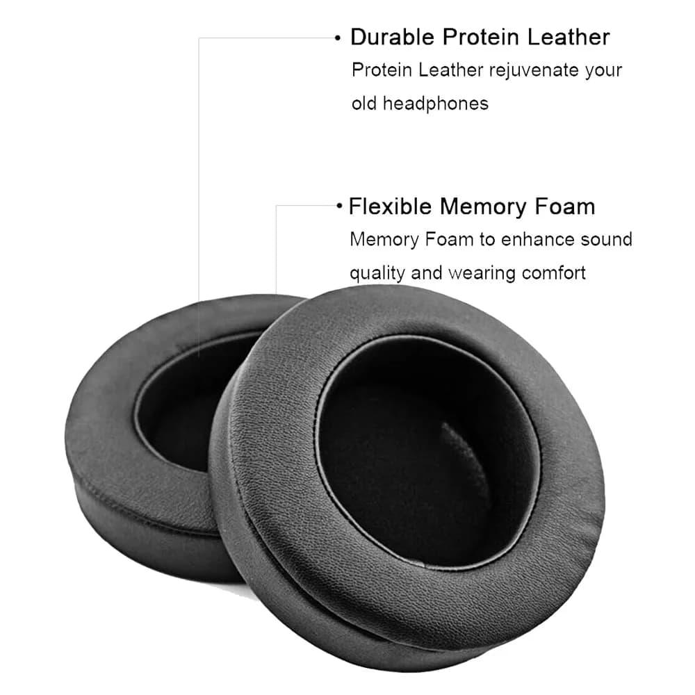 Cuffie in memory foam Eapads per Denon DN-HP1000 DN-HP1100 DN-HP700 Cuscinetti auricolari di ricambio Cuscino Paraorecchie in pelle proteica
